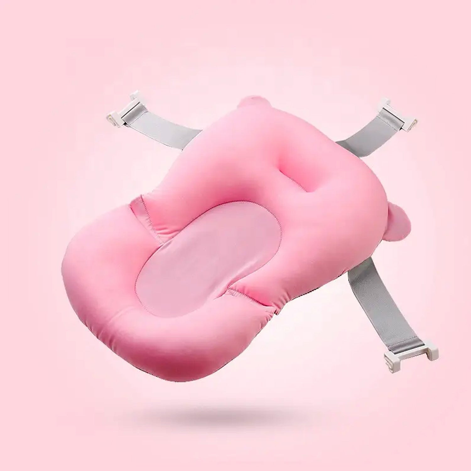 7522 Baby Bath Pillow Newborn Anti-Slip Bathtub Pad Foldable with Strap For 0-6 Month Baby DeoDap 7522 Baby Bath Pillow Newborn Anti-Slip Bathtub Pad Foldable with Strap For 0-6 Month Baby DeoDap